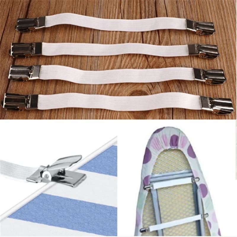 New 4-piece household linen fixtures, adjustable sofa fasteners, tablecloth belt, non-slip