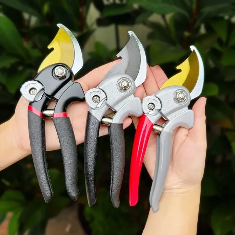 SK85 Steel Pruning Shears – Heavy-Duty Garden Scissors for Tree & Branch Trimming, Razor Sharp & Durable