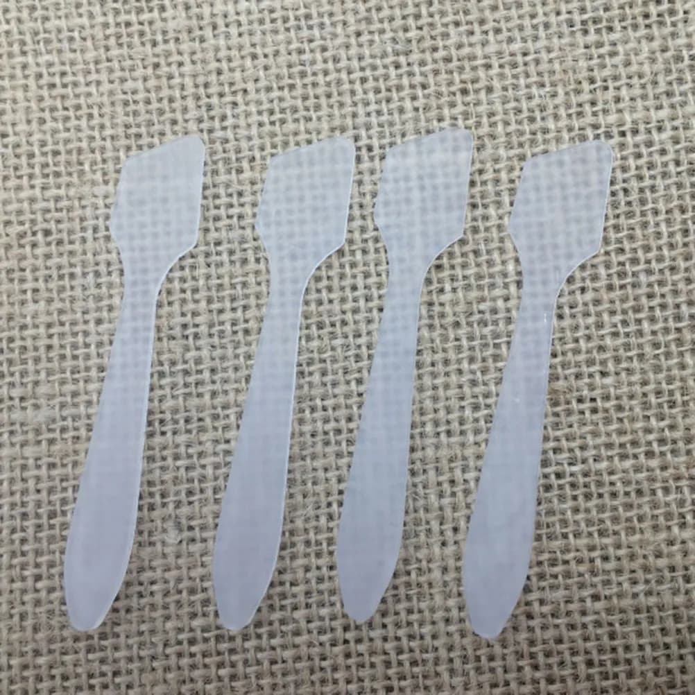 100 Disposable Spatole Parts for Face Masks, Grinded Tool for Make-up, Mixing and Creme Application, Spatula for Make-up