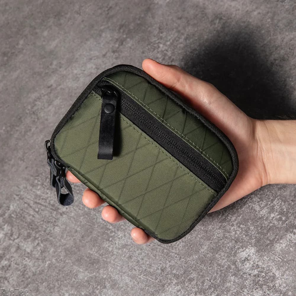 Piccola Borsa Portafoglio EDC, Organizer da Tasca con Cintura, Porta Utensili EDC per Multiutensili, Denaro, Contanti e Chiavi