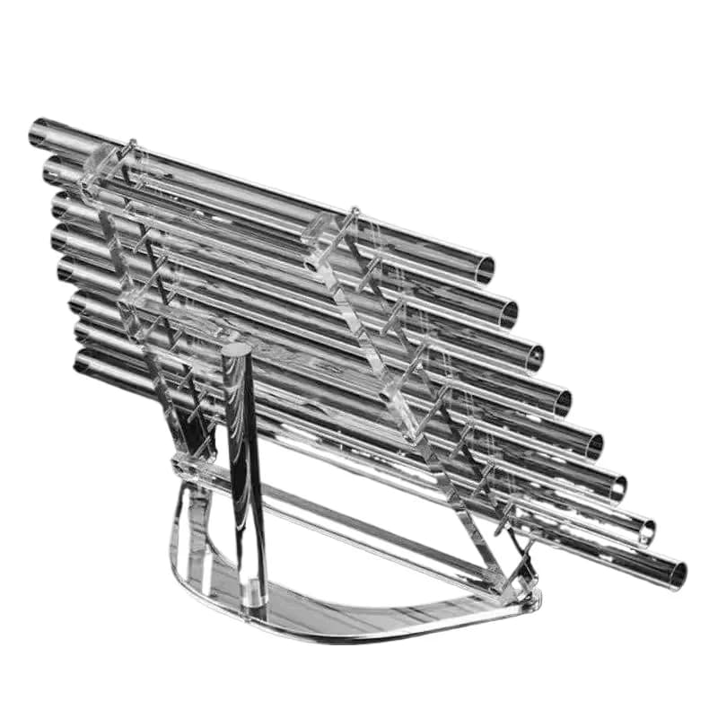 Handmade Crystal Singing Bowl Perfectly Toned Musical Instrument for Relaxation with Portable Case