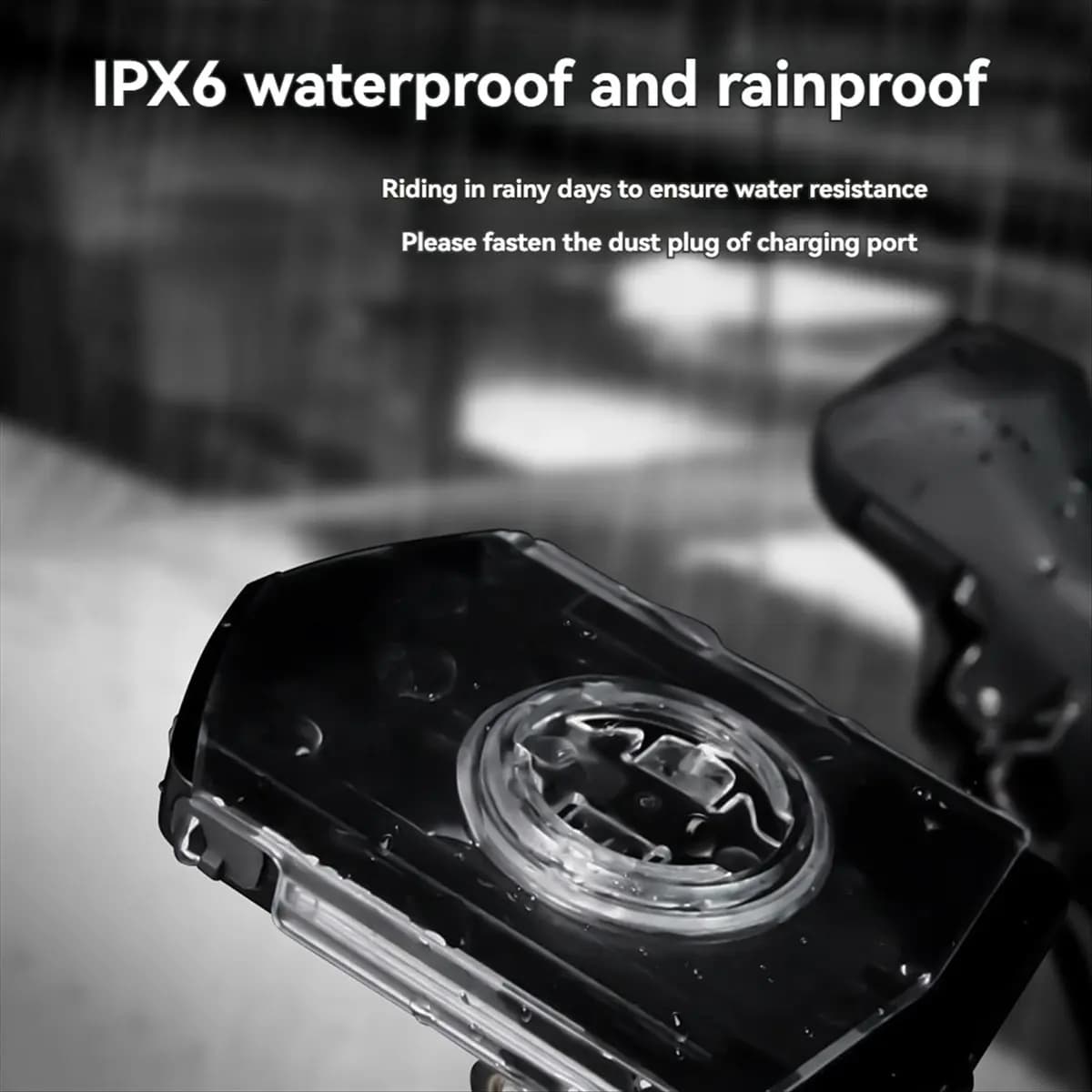 A61P Bicycle Front Light IPX6 Waterproof Cycling Power Bank Type-C Charging for IGS Computer