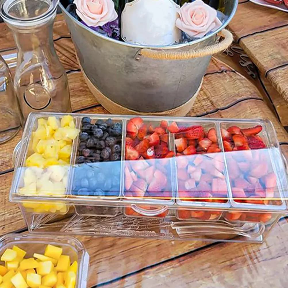 1Set Multipurpose Reusable Plastic Spice Containers Set with Scoop Airtight Lid for Pepper Salt Sugar Loose Tea Coffee Beans