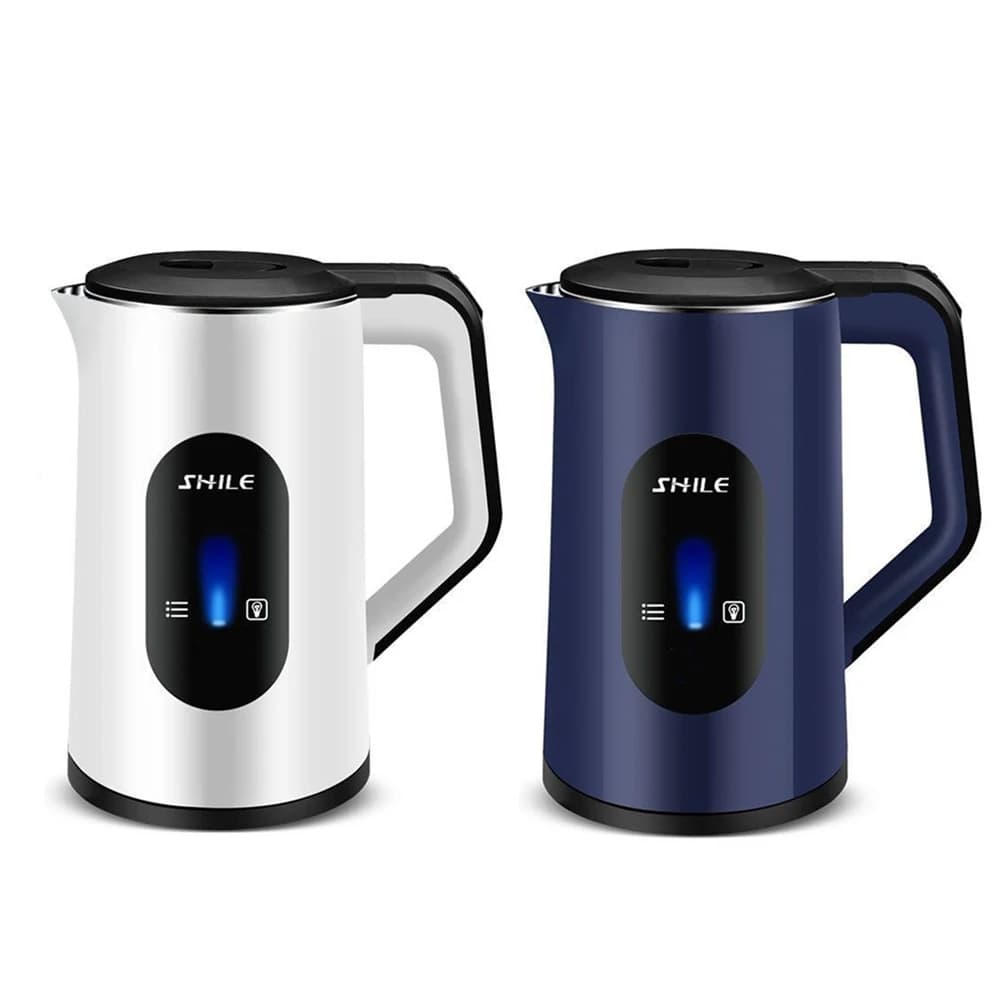 2.2L Stainless Steel Electric Digital Display Hot Water Boiler 1500W Fast Boil Multifunctional Tea Pot for Making Tea and Coffee