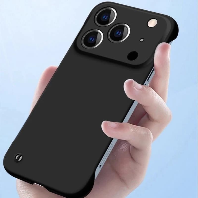 Custodia rigida opaca senza bordi di lusso stile INS per iPhone 17 Air 16 Plus 11 12 13 Mini 14 15 Pro Max Cover paraurti ultra sottile