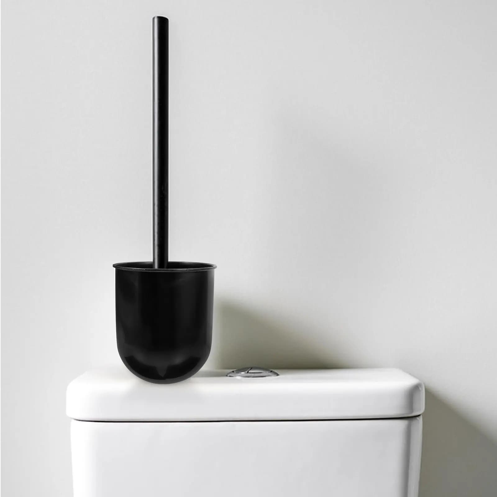 3Pcs Toilet Brush Holder Plastic Cup Compact Bathroom Cleaning Brush Scrubber Storage Organizer Household Toilet Cleaning Supply