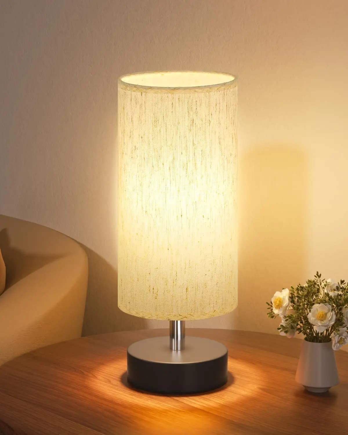 Lampada da Tavolo Minimalista per Camera da Letto, Comodino, Scrivania, Soggiorno, Ufficio, Dormitorio