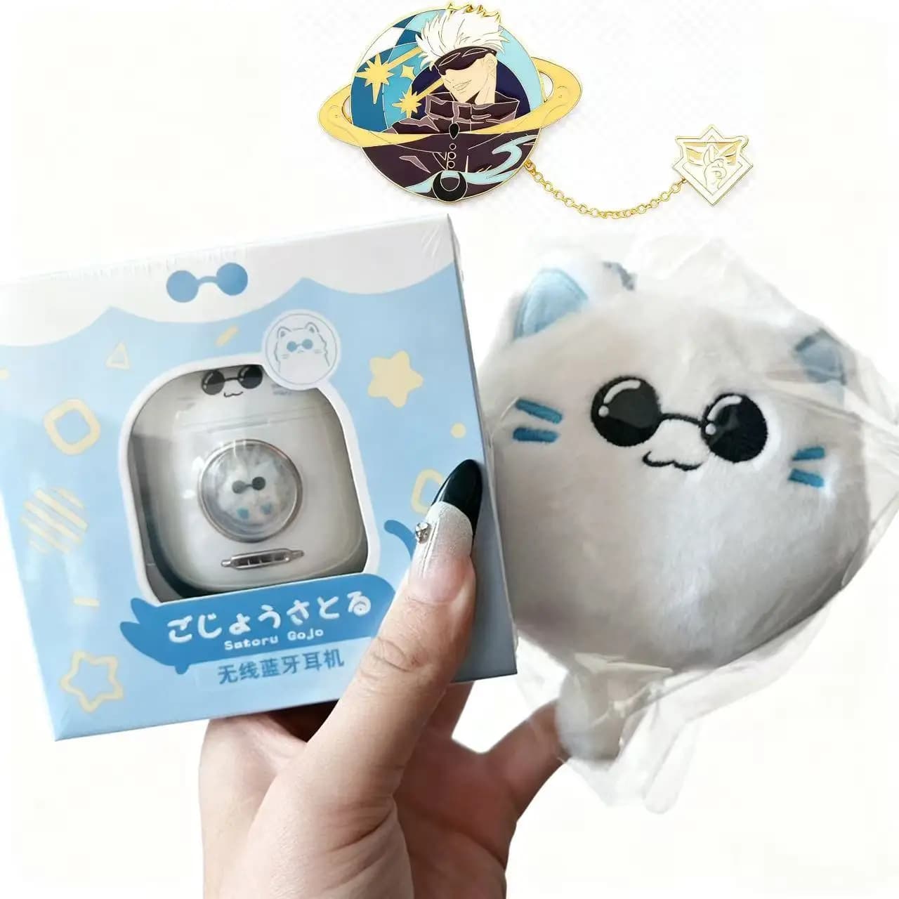 Gojo Satoru Wireless Gift Headphone Game Souls Gift HIFI Bluetooth5.3 Headset Cosplay Active Noise Cancellation