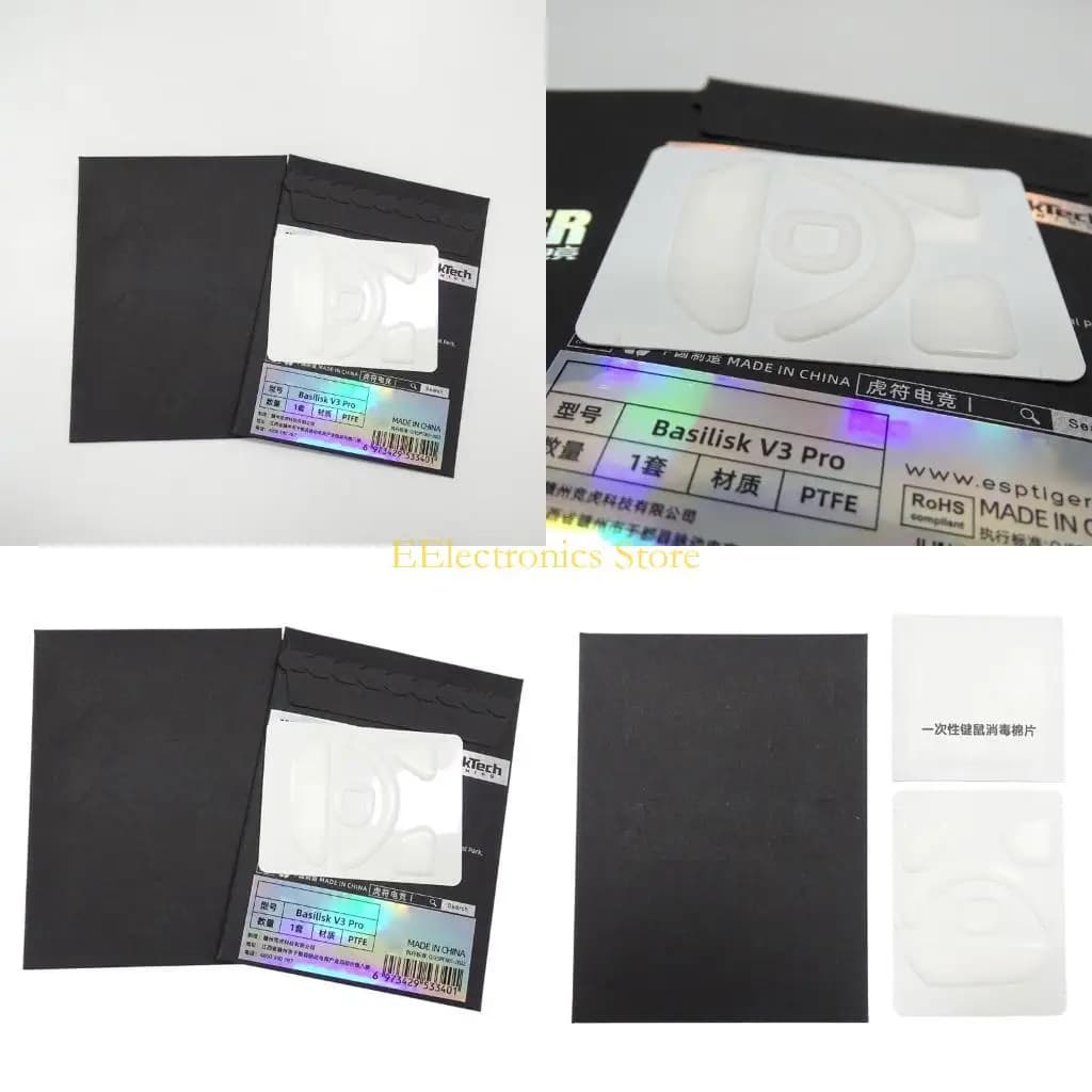 B03C Version ICE Esports Mouse Pattini Piedini Mouse Curved Edge for Basilisk Mouse Mat Anti-slip