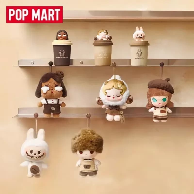 POP MART POP BEAN COFFEE FACTORY Series Trendy Blind Box Toys Mystery Box Guess Bag Doll Collezione Desktop Cute Anime Figure