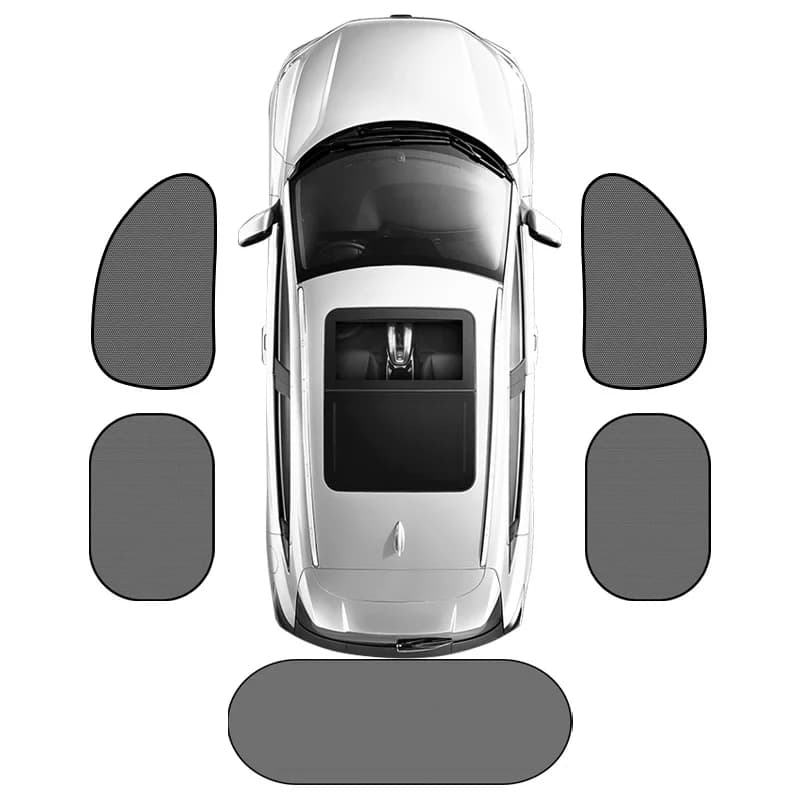 TazerApex Car Sun Shade UV Protection Car Curtain Car Window Sunshade Rear Window Mesh Sun Visor Summer Protection Window Film