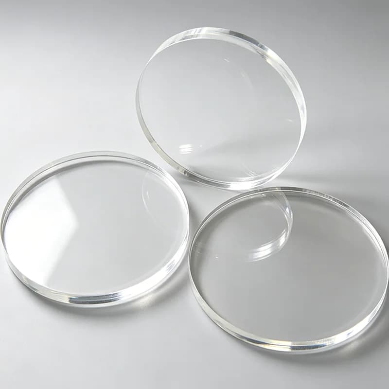 Transparent acrylic discs, Plexiglass plates for frames, Round supports for cakes, Fa-da-Te and Pastry Tools