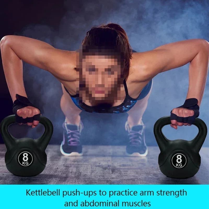 Upgrade fitness equipment with small handlebars for home use for men and women, hip lift, strength training, squat, Kettlebell barbell