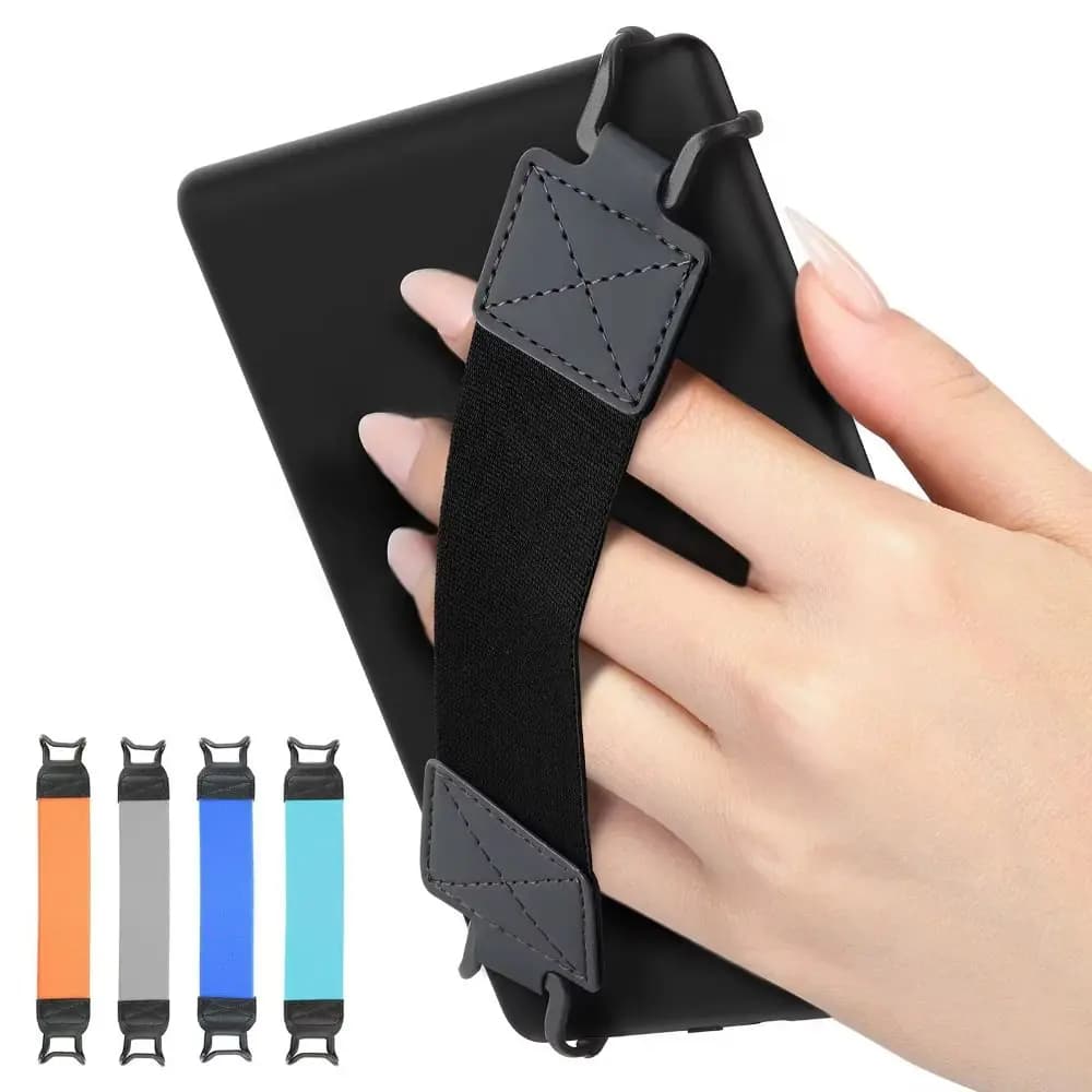 Cinghia da polso per tablet da 6-10 pollici per Kindle/Kobo/Voyaga/Lenovo/Sony supporto per eReader cintura fissa universale di sicurezza elastica antiscivolo