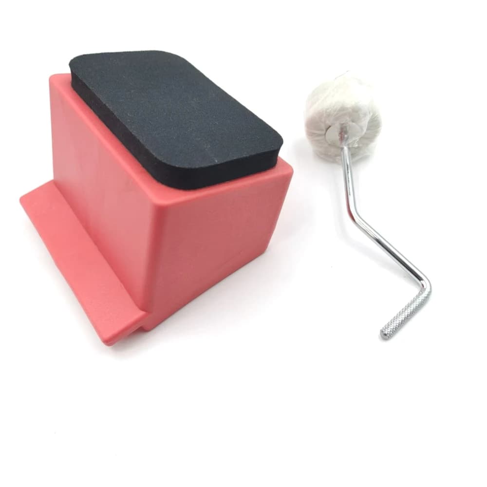 Pad per Pratica di Batteria Silenzioso Portatile in ABS, Strumento a Percussione per Allenamento dei Bassi