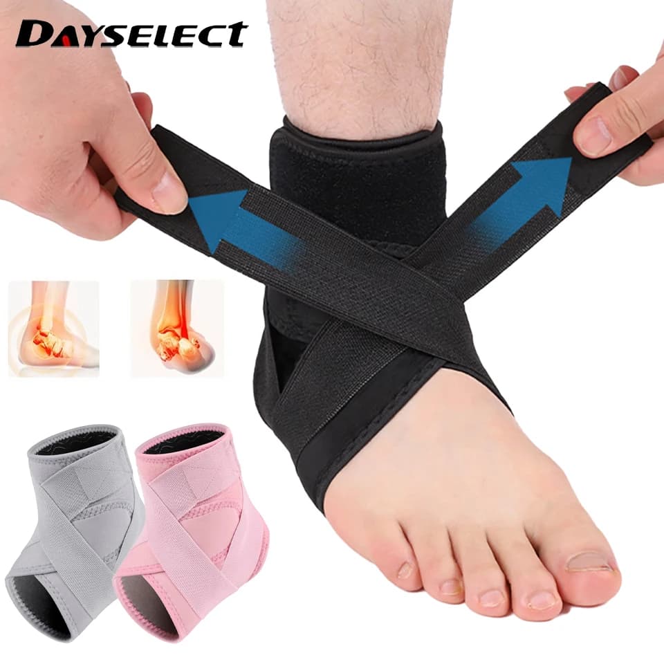 1 pz supporto per caviglia traspirante silicone antiscivolo compressione avvolgente supporto per caviglia prevenzione distorsione protezione per caviglia uomo donna unisex