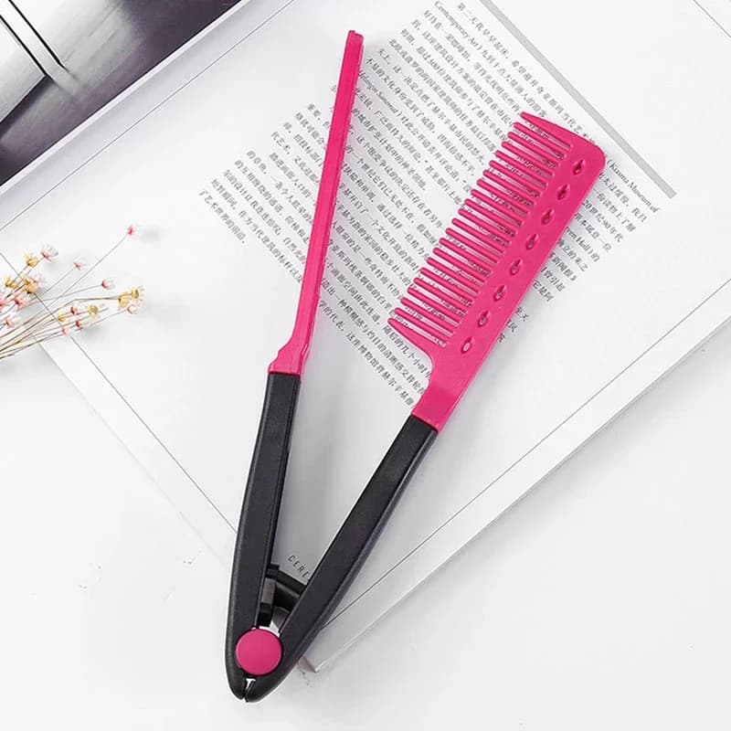 Portable washable folding hair plate comb, DIY hair styling tool, styling accessories for hairdressers