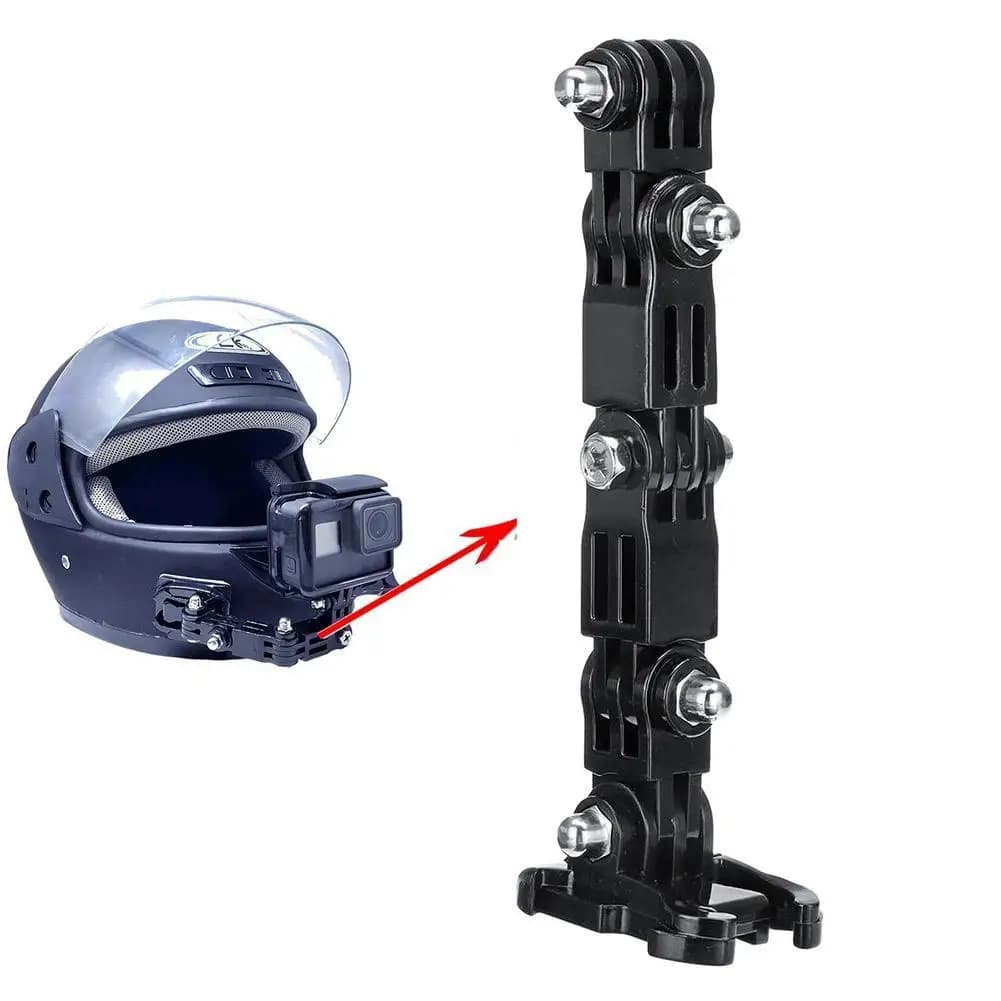 1PC per GOPRO Casco Del Motociclo Montaggio Braccio Curvo Per XiaoYi 4K Action Camera Accessori per GOPRO Hero 8 7 6 5 4 3 SJCAM sj4000