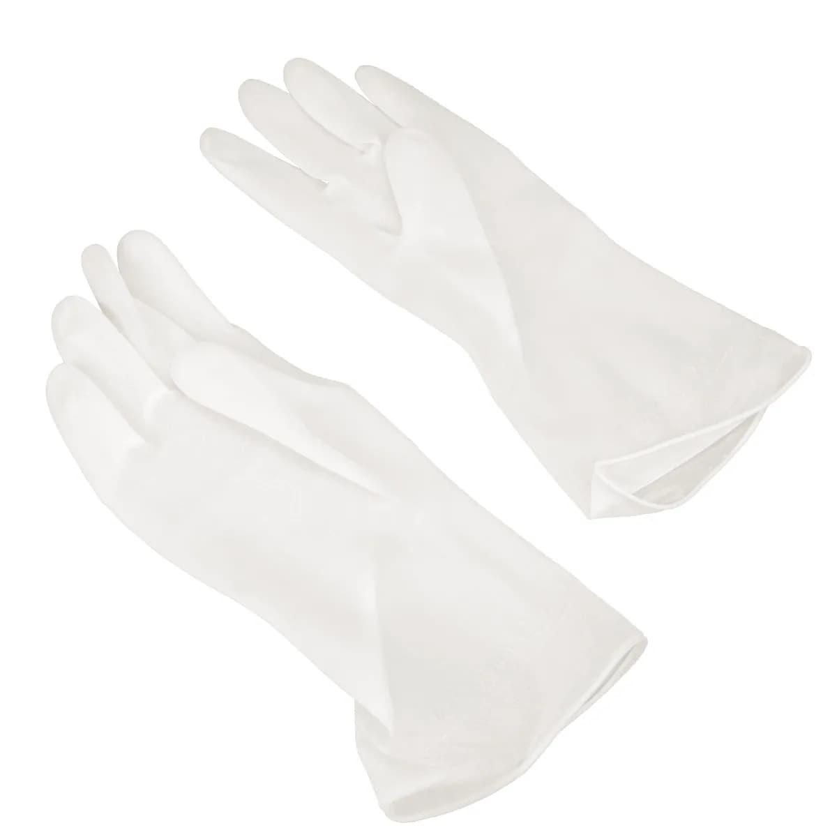2Pairs Premium Latex Housework Gloves Heavy Duty Waterproof Dishwashing Gloves for Kitchen Cleaning Laundry Pet Care Carpet