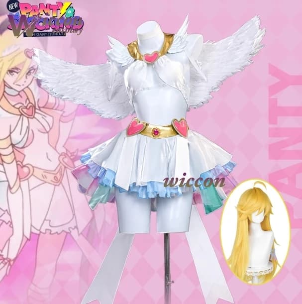 Moe Anime Stockiel Anarchy Calza Costume Cosplay Angelo Gonna Ali Collant Calza con reggicalze S2 Halloween Donne Ragazze