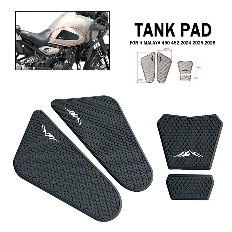 Himalayan452 450 Side Fuel Tank Pad Tank Pads Protector Stickers Knee Grip Traction Pad Fit For RE Himalayan 450 HIMALAYAN450