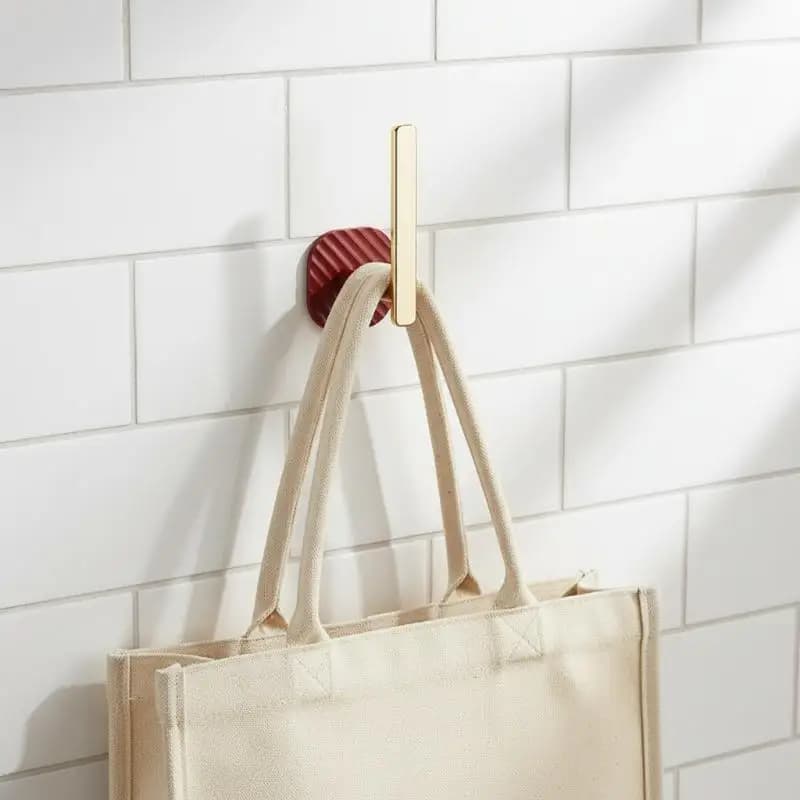 Two Curtain Hooks, L-shaped Curtain Tiebacks, No-drill Curtain Hooks