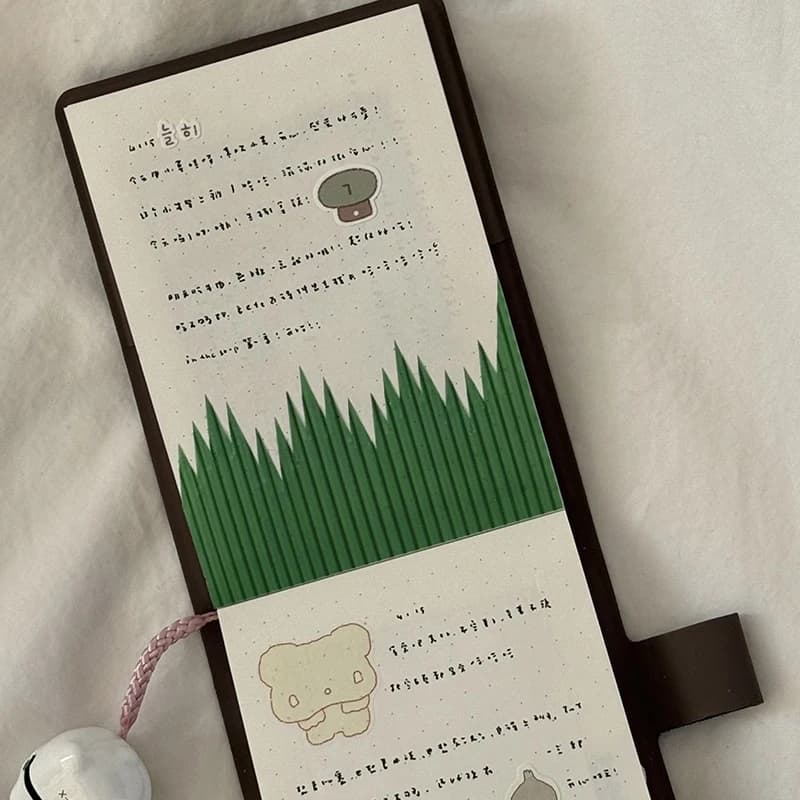 Portable Mini Notebook Diary Brown Pocket Book Japanese Style Ins Niche Simple