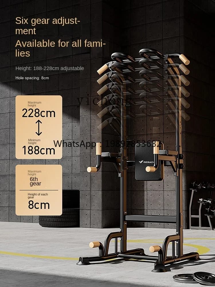 Home Interior Traction Device with Horizontal Bar Floor Fitness Equipment with Horizontal Bar Support