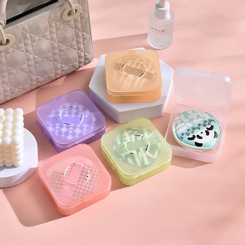 1 pz contenitore vuoto per soffio a cuscino d'aria contenitore cosmetico portatile per trucco con spugna in polvere per fondotinta BB Cream