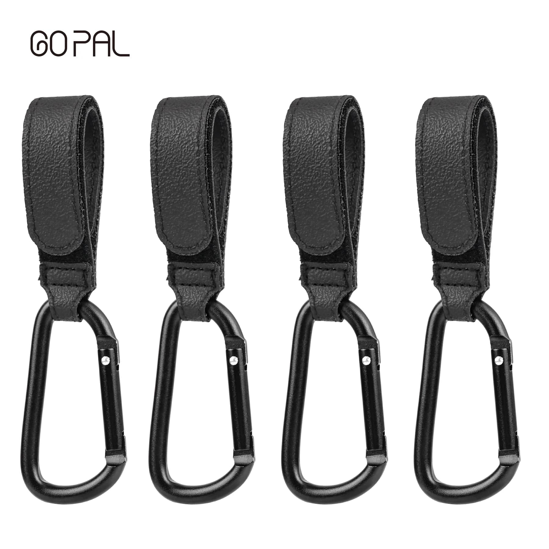 2/4/6PCS Stroller Hooks for Bag Baby Stroller Clips Carry 15kg Per Stroller Hook Adjustable Stroller Carabiner Clip for UPPAbaby