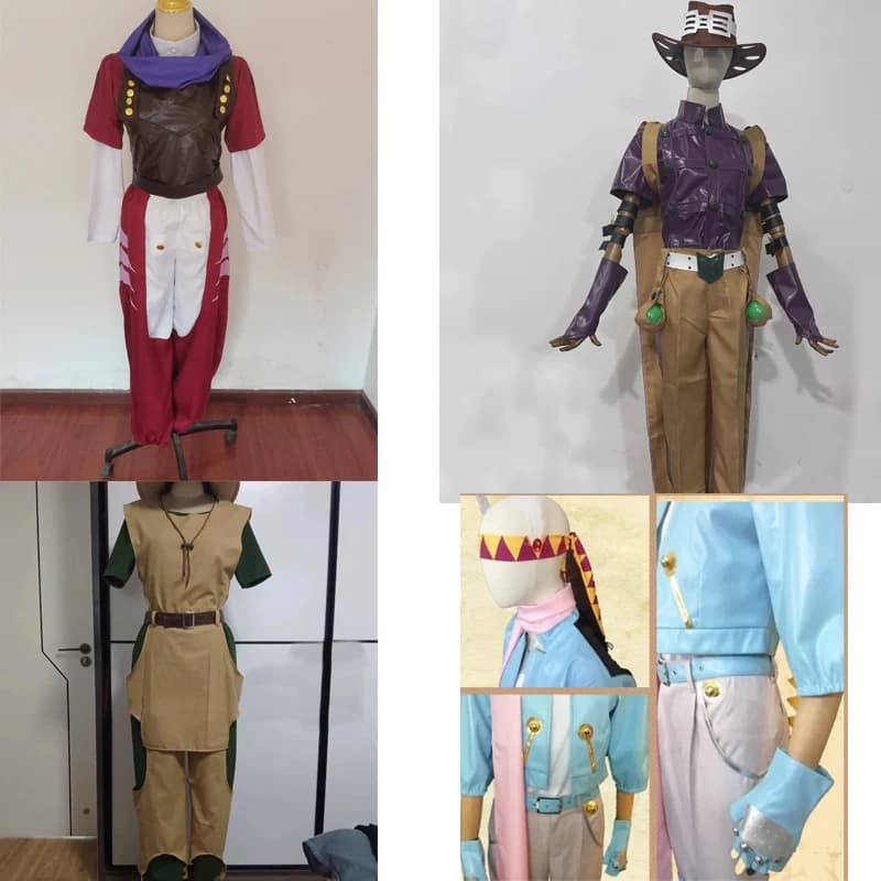 Anime Dio Brando Gyro Zeppeli Cesare Hol Cavallo Costume Cosplay uniforme su misura