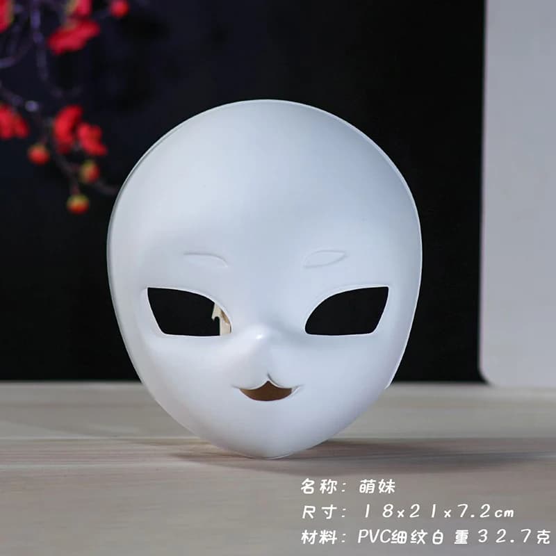 Maschere facciali per il viso delle donne maschere per il viso in plastica di plastica per Cosplay pagliaccio per Halloween Masquerade festa di compleanno festa di carnevale Prom
