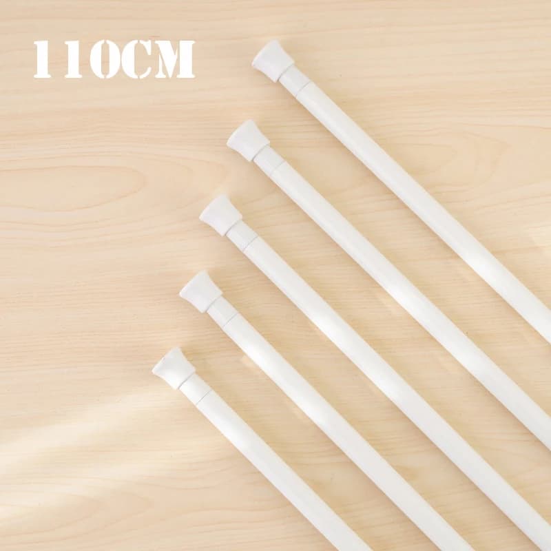 30-110 CM Multiuso Caricato A Molla Allungabile Tenda Telescopica Palo Binario di Tensione Net Voile Pole Net Rods Tenda Telescopica