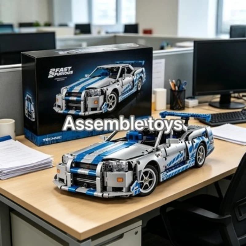Bandai 42210 Auto Sportiva da Collezione, Mattoncini 1410 Pezzi, Modello Mini Souvenir per Feste, Compatibile con Mattoncini LEGO
