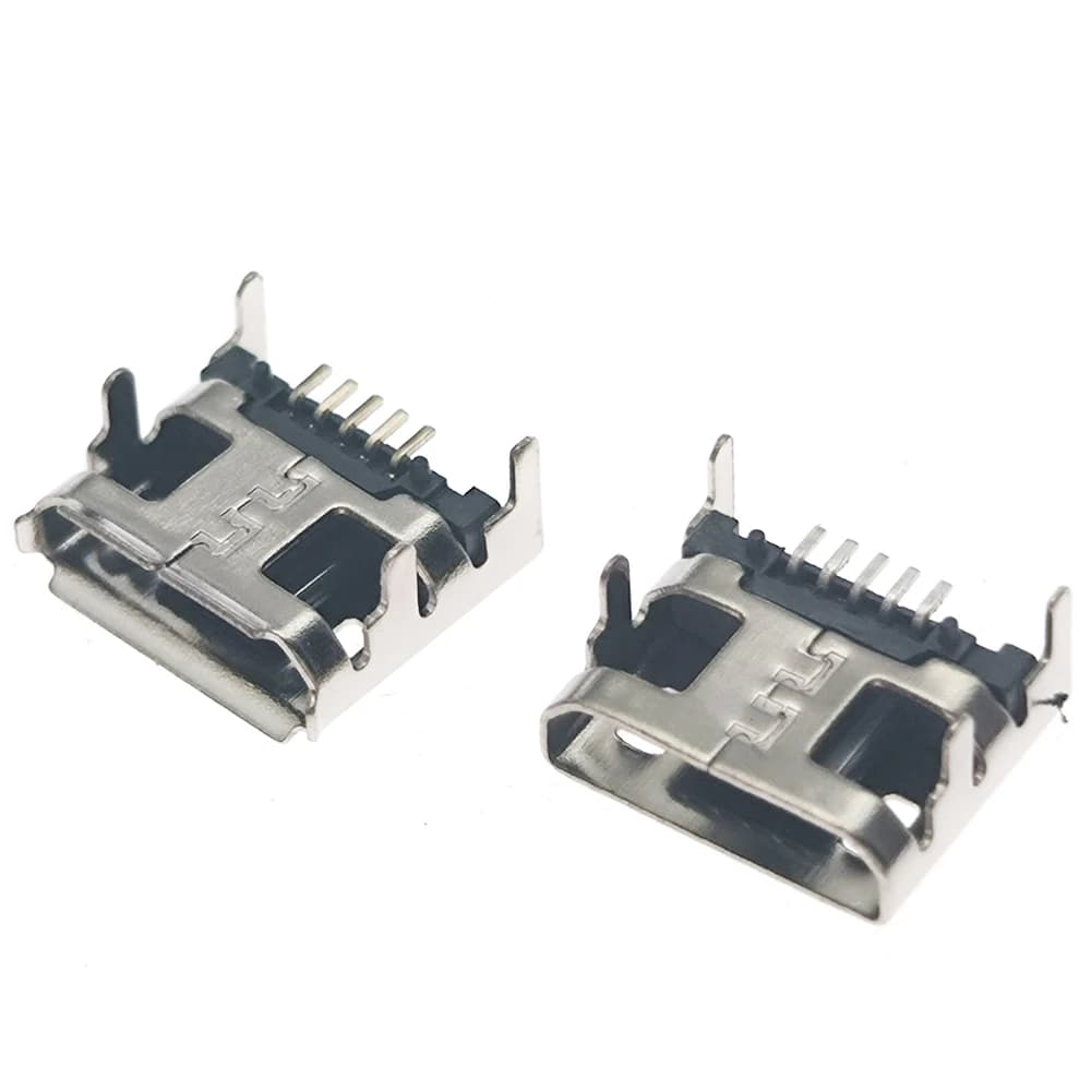 5/10/50/100 pcs micro usb female 5pin Conneetor female port Jack plug SMD SMT data charging socket Android phone