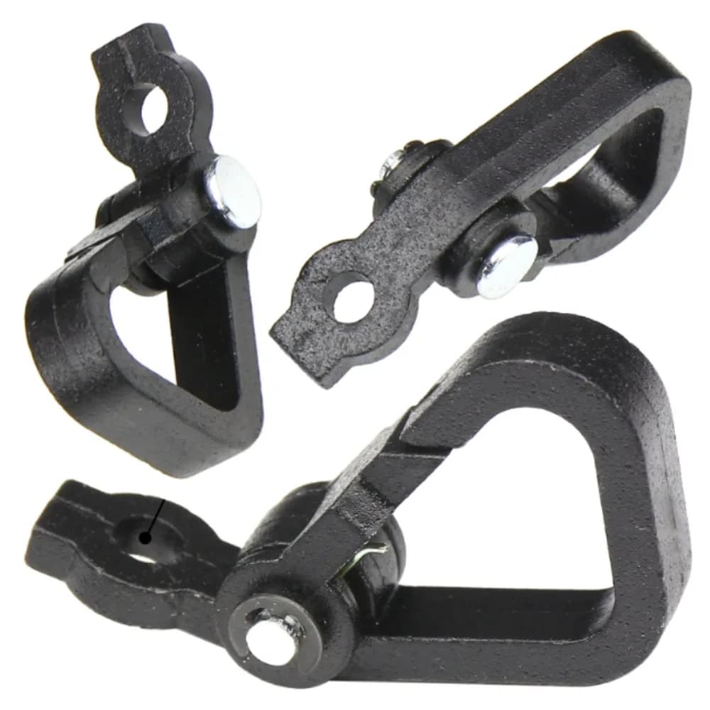 1pc Universal Aluminum Motorcycle Helmet Spring Lock Hook, Compatible with Motorcycles, Scooters, Dirt Bikes and ATVs