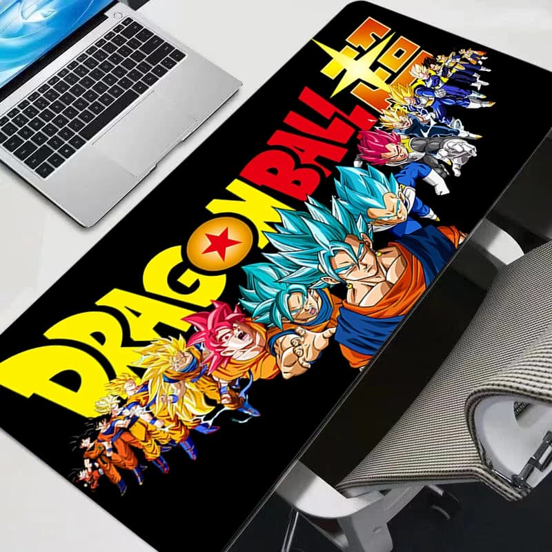 DBZ Dragon Ball Z Tastiera da gioco Tappeto Laptop Giappone Cool Anime Mouse Pad Regali di gioco Tappetini per mouse Tappetino da scrivania PC Gamer Tappeto Mousepad