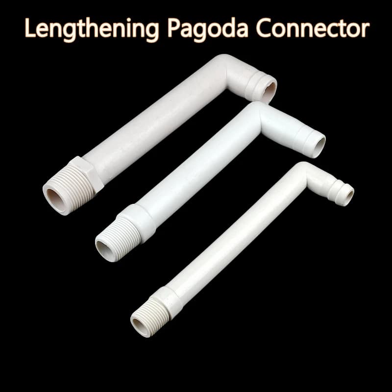 1 ~ 10PCS 1/2 ''3/4'' 1 '' Allungamento Pagoda Gomito Acquario Serbatoio di Pesce Connettore Tubo Tubo Raccordo per Irrigazione del Giardino Giunti