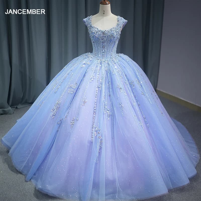Prezzo a sorpresa Purple Sweetheart Quinceanera abiti 2024 perline Lace up con Sweet 15 Birthday Party Ball Gowns vestidos 15 asenos
