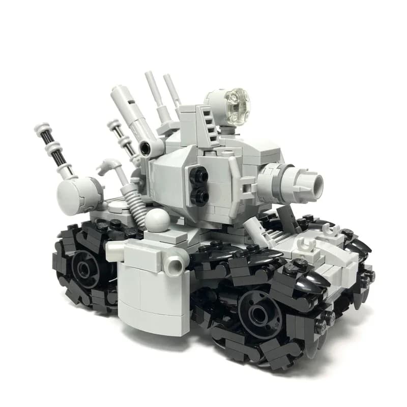 MOC Action Figure Metal Slug Tank SUPER 24110 Super Vehicle 001 Modello assemblato Giocattoli Regali per bambini (362 pezzi)