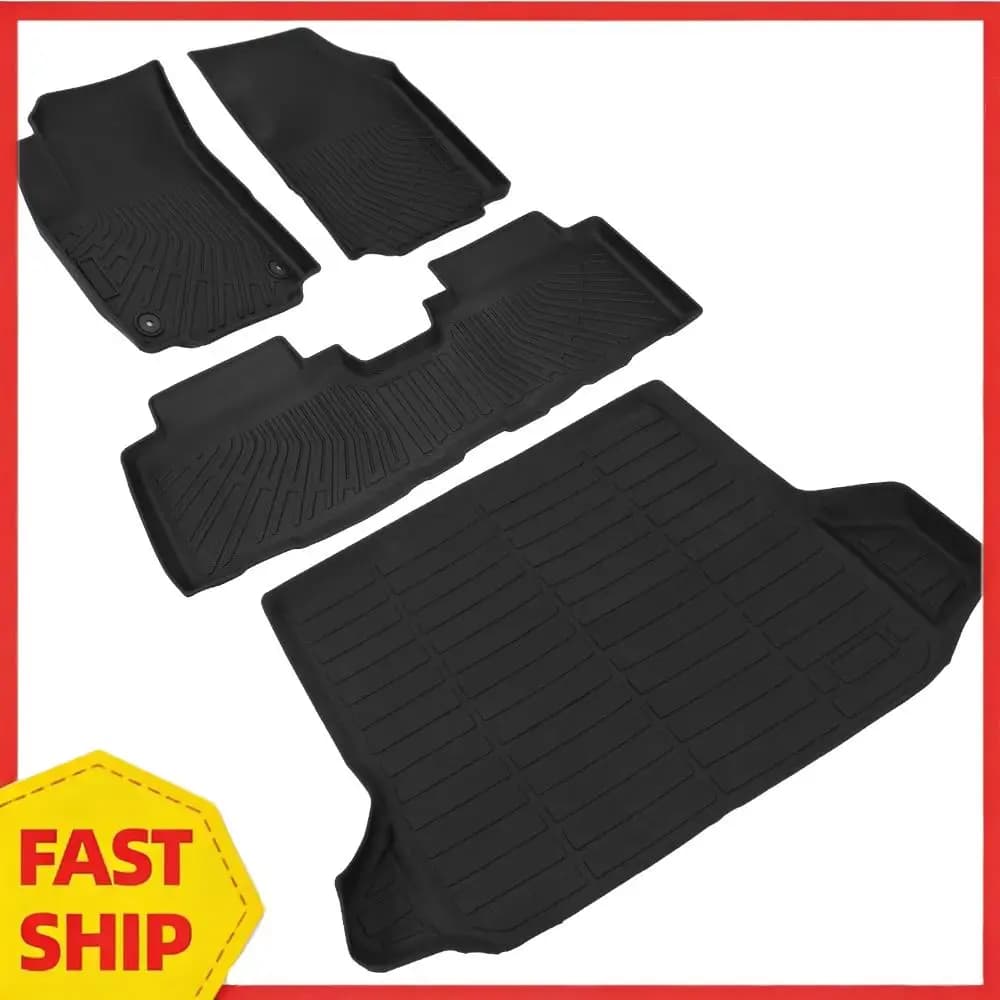 Chevy Equi-nox 2018-2024, Car Mats for All Seasons in TPE, Complete Set