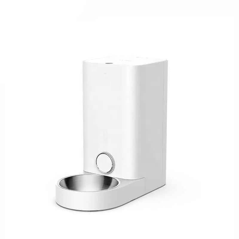 Distributore Automatico di Cibo per Gatti WiFi Element Mini 2.58L con Controllo APP, Ciotola in Acciaio Inox per Alimenti per Animali