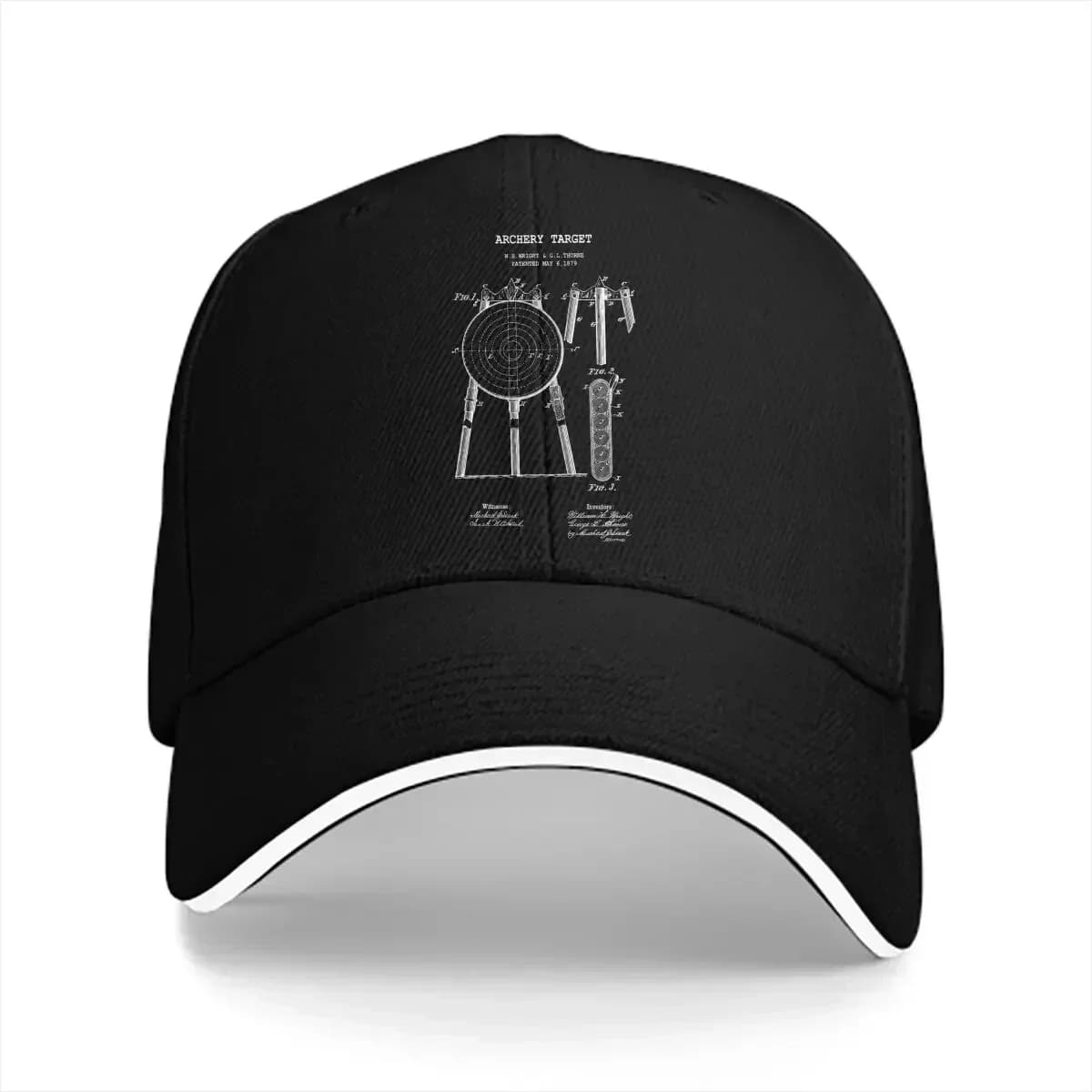 New Archery Multicolor Hat Peaked Men's Cap Target Blue Print Personalized Visor Protection Hats