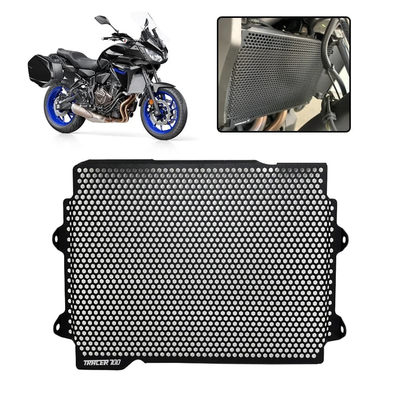 Moto Radiatore Protezione Griglia di Copertura Serbatoio Acqua di Raffreddamento Lunetta di Protezione Per YAMAHA TRACER 700 Tracer700 Tracer 7/GT 2016-2022