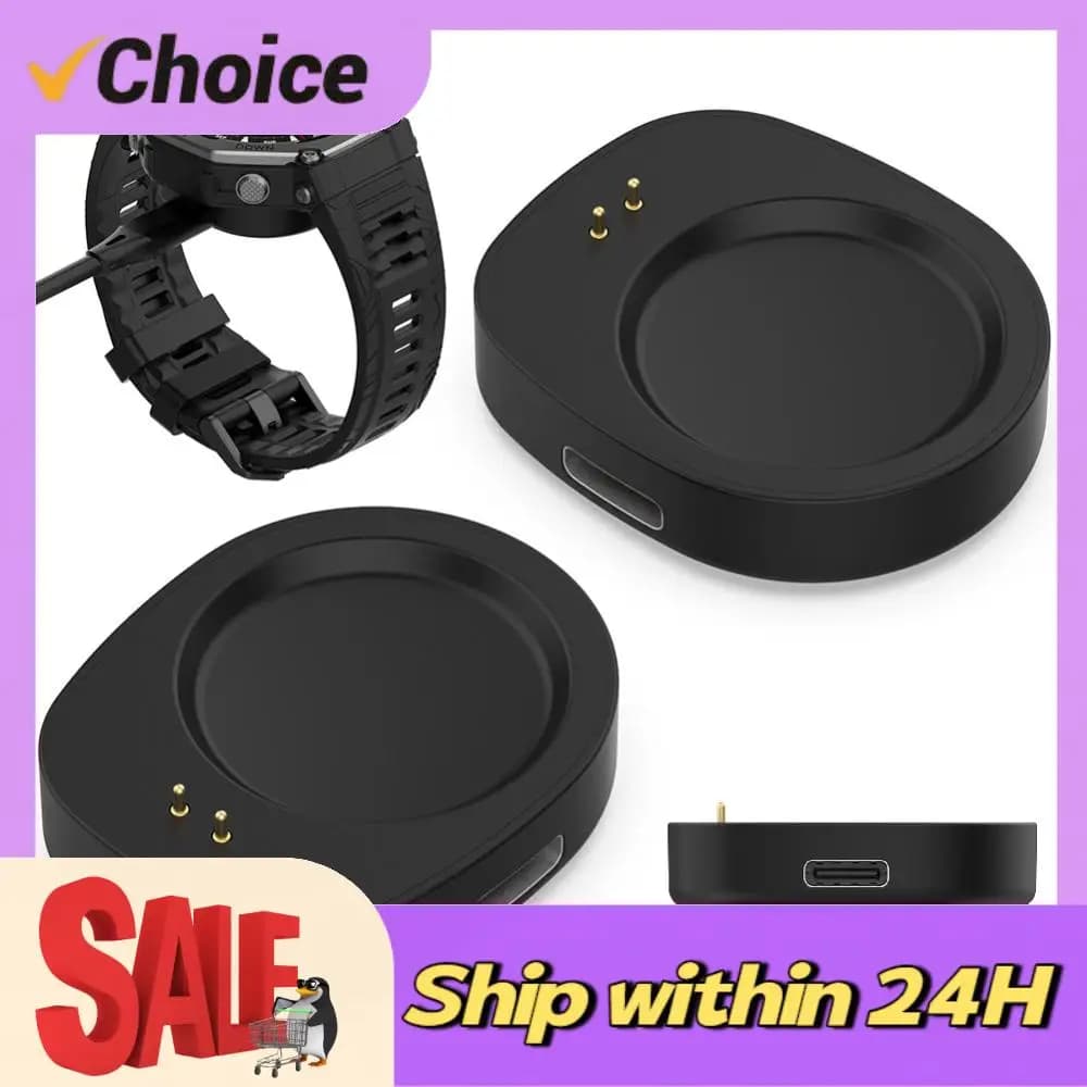 Charger Adapter Charging Dock Adapter Type C Smartwatch Charger Base Charger Converter for T-Rex 3 A2322/Balance A2286