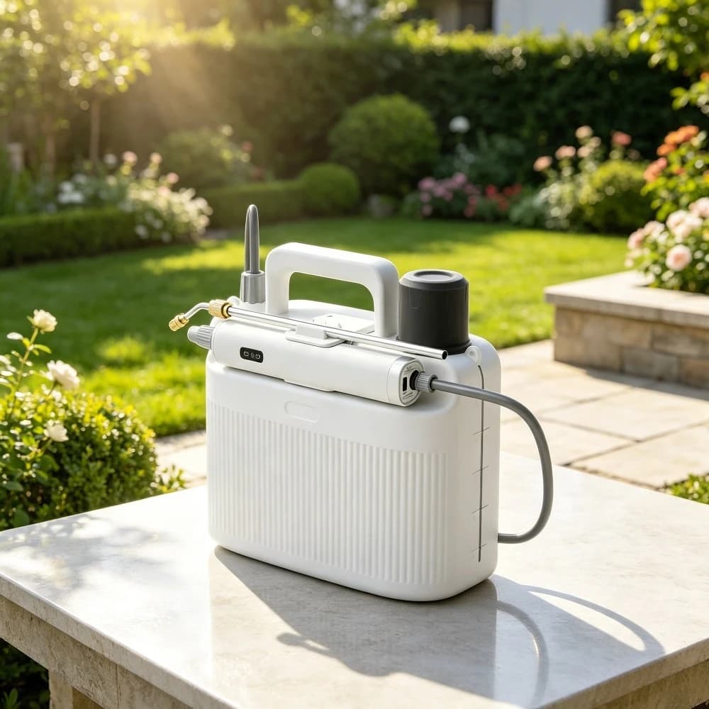 Electric Sprayer Kettle for Gardening Portable Handheld Watering Gun with Atomizing Nozzle Battery Powered Plant Mister