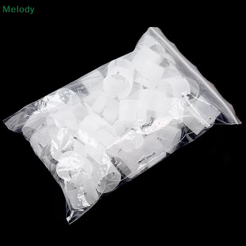 50/100 pezzi anello per palloncino fibbia palloncino clip in plastica staffa anello a scatto supporto per palloncino per forniture per palloncini per feste di compleanno di nozze