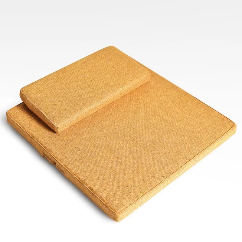 Portable Folding Thickened Coconut Fiber Palm Prayer Cushion for Sitting Meditation Yoga Mat