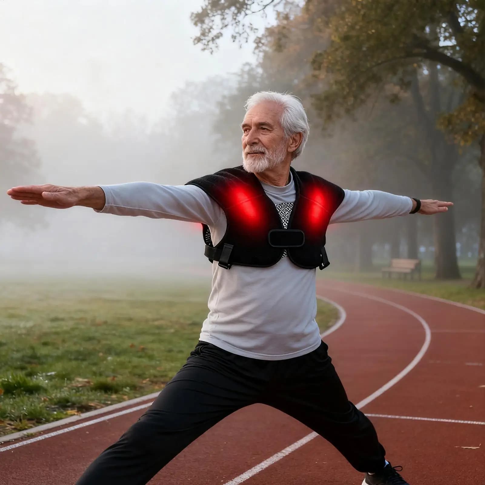 Gilet riscaldato per uomo Autoriscaldante ergonomico indossabile Coperta invernale per collo Gilet riscaldante per adulti Spalle in vita Ufficio Casa