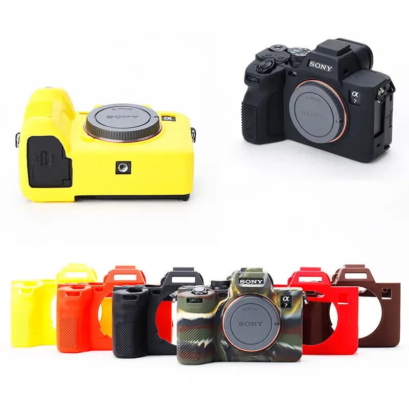 A7M4 custodia morbida in Silicone per armatura custodia protettiva per la copertura del corpo borsa per fotocamera Mirrorless per Sony A7 IV A7IV ILCE-7M4
